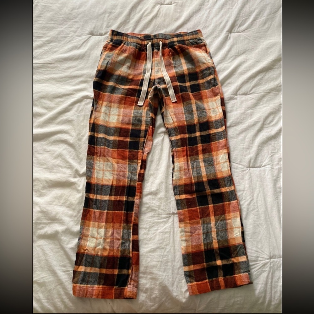 Old navy plaid pajama pants size m